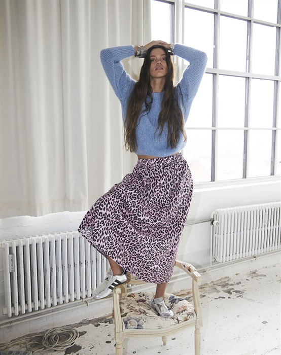 Lollys Laundry - Akane LL Maxi Nederdel - Light Pink